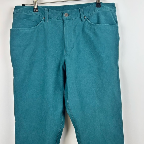 Lululemon ABC Classic Fit Utility Pants Deep Green Jasper 36 - Picture 6 of 11